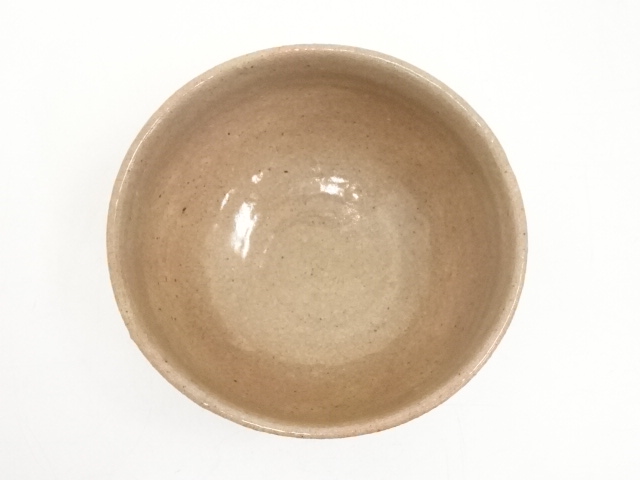 Ｓ７６４　茶碗　『西尾焼』『大野正蔵作』『平茶碗』　共箱　抹茶碗　茶道具 道具 ] - 道具 西尾焼 大野正蔵造 茶碗（共箱） | ネット